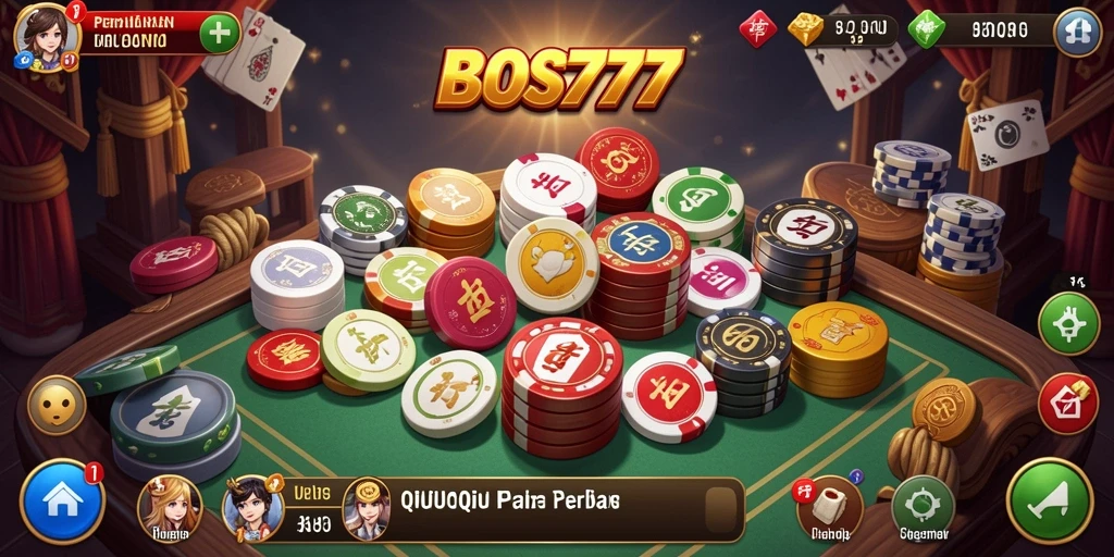 Tampilan gameplay QiuQiu yang seru dan menarik di BOS777.