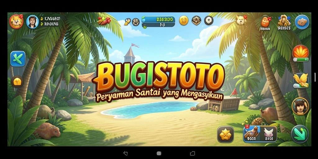 Tampilan gameplay BUGISTOTO yang menyenangkan dan penuh warna.