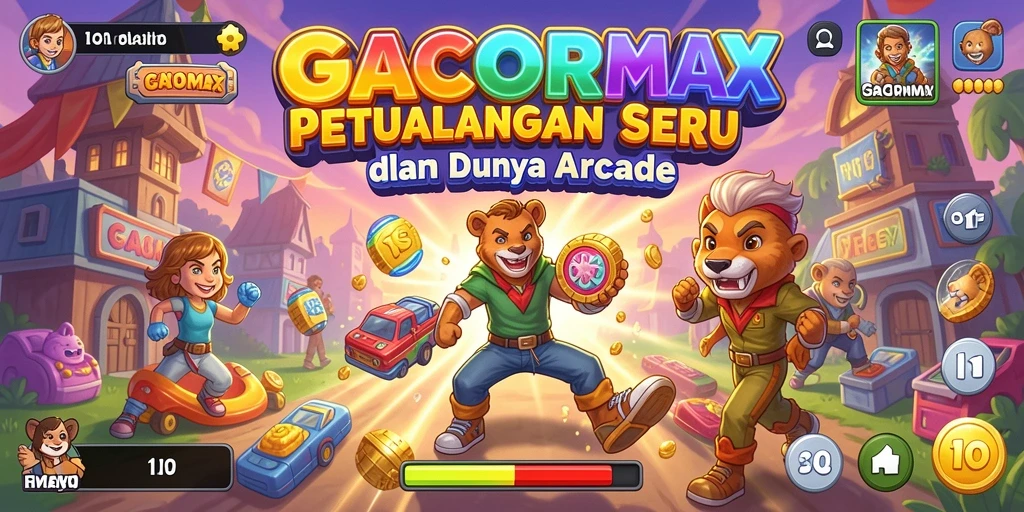 Tampilan screenshot GACORMAX menampilkan pengalaman gameplay Arcade yang mengasyikkan.