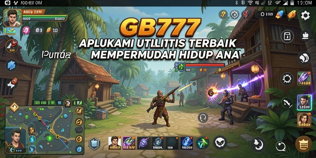 Tampilan antarmuka GB777 yang sederhana dan intuitif.