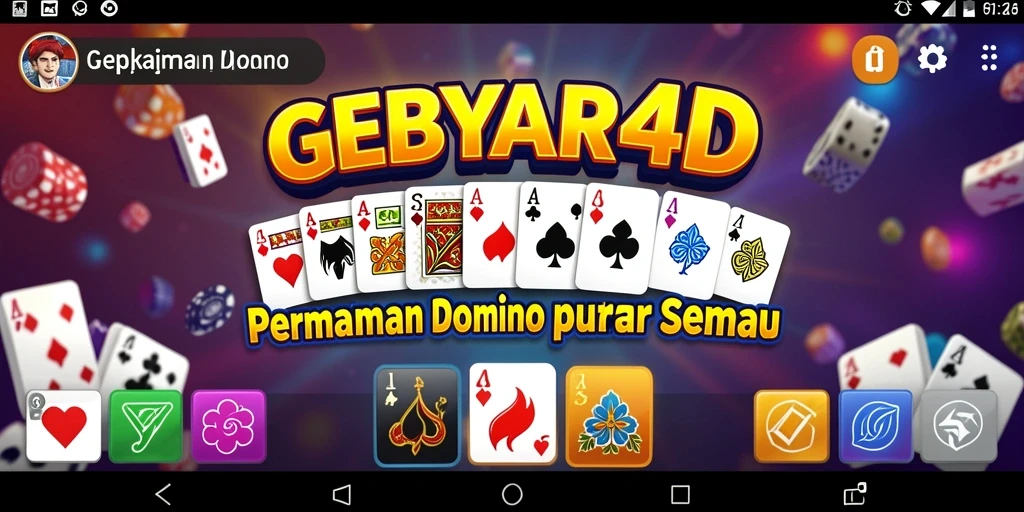 Tampilan menarik dari gameplay GEBYAR4D yang seru.