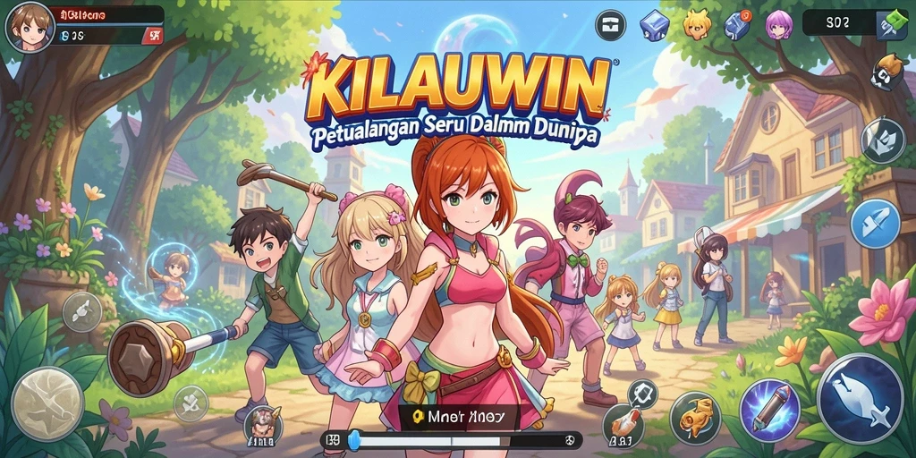 Tampilan mengesankan dari gameplay KILAUWIN dengan karakter Anime.
