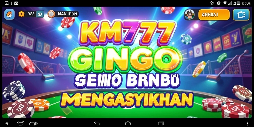 Tampilan menarik dari gameplay Bingo di KM777 yang seru.