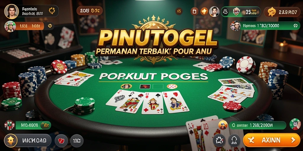Screenshot gameplay PINTUTOGEL yang menampilkan keseruan Poker.