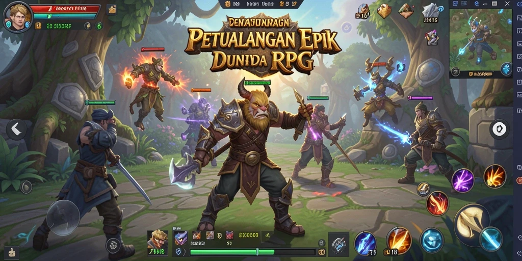 Gameplay Z18 yang memukau dan interaktif dalam dunia RPG.